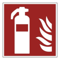 Brandschutzzeichen Feuerlöscher ISO 7010 Warnschild Schild Verbotsschild Rettungsschild