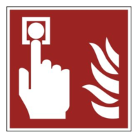 Brandschutzzeichen Brandmelder ISO 7010 Warnschild Schild Verbotsschild Rettungsschild