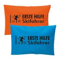 Söhngen Erste Hilfe Tasche Skifahrer blau orange