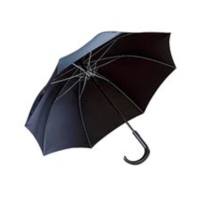 Regenschirm Verteidigungsschirm Selbstverteidigungsschirm für Herren mit Rundhakengriff