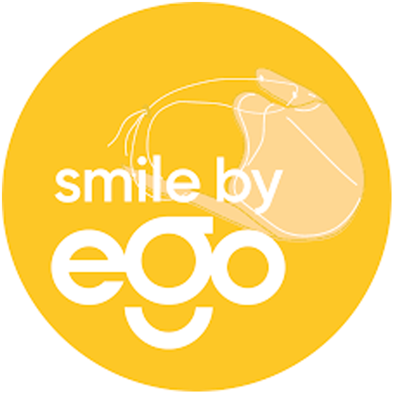smile by ego das Original transparente Mund Nasen Maske